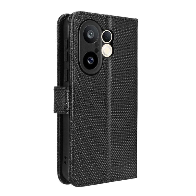 Läderfodral Vivo X200 Fe Telefonfodral Texturerat Konstläder