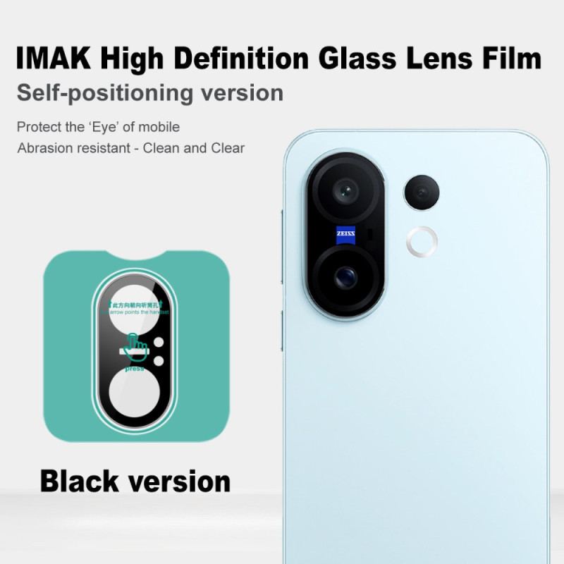 Linsskydd I Härdat Glas För Vivo X200 Fe Med Självjusterande Ram (svart Version)