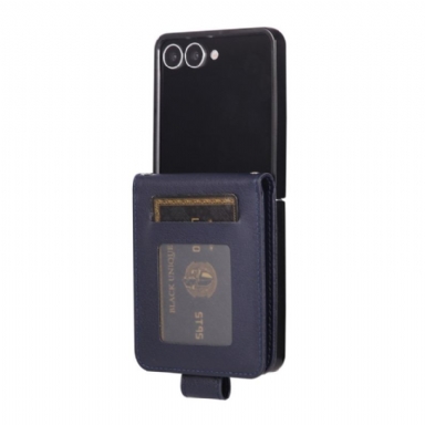 Fodral Samsung Galaxy Z Flip 7 Korthållare I Konstläder