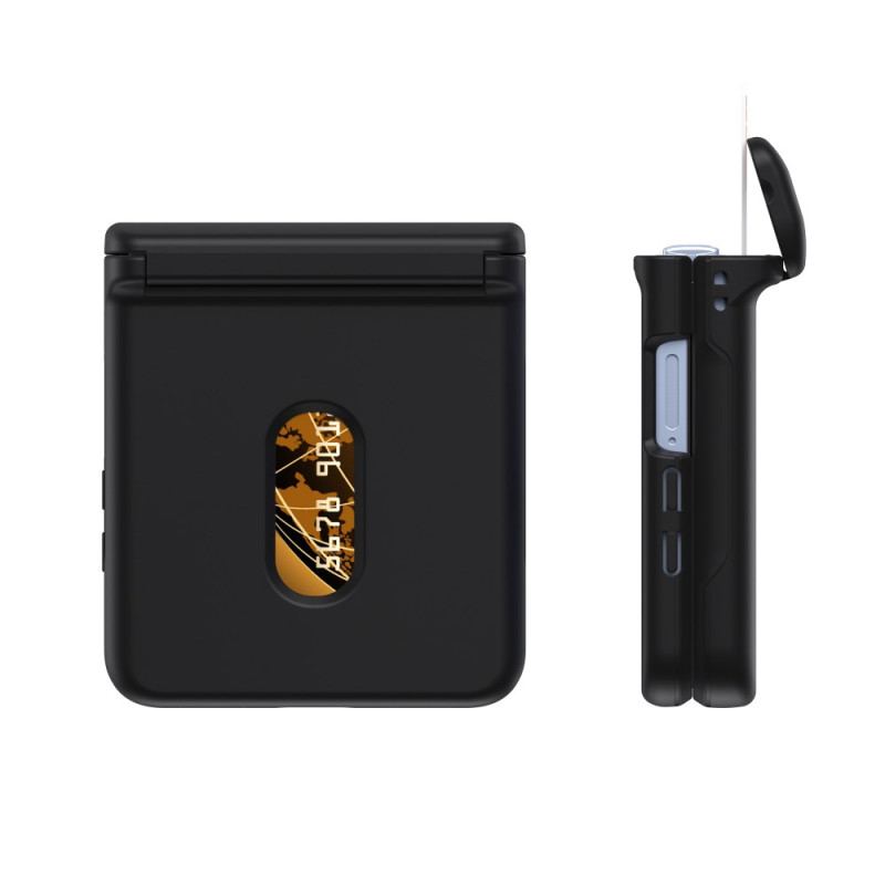 Skal För Samsung Galaxy Z Flip 7 Fjädergångjärn Och Korthållare