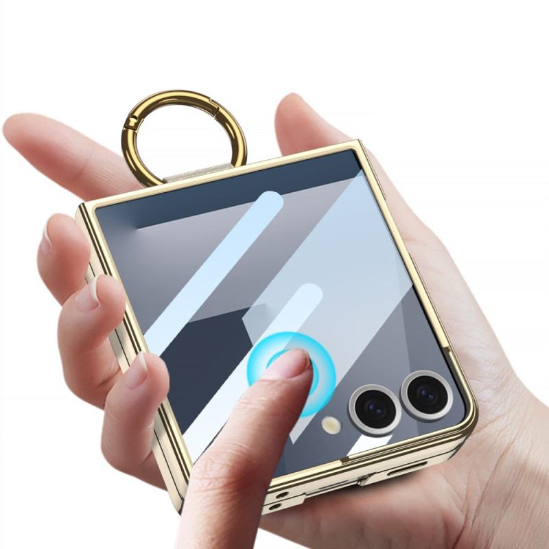 Skal För Samsung Galaxy Z Flip 7 Gkk-skärmskydd Och Ringhållare