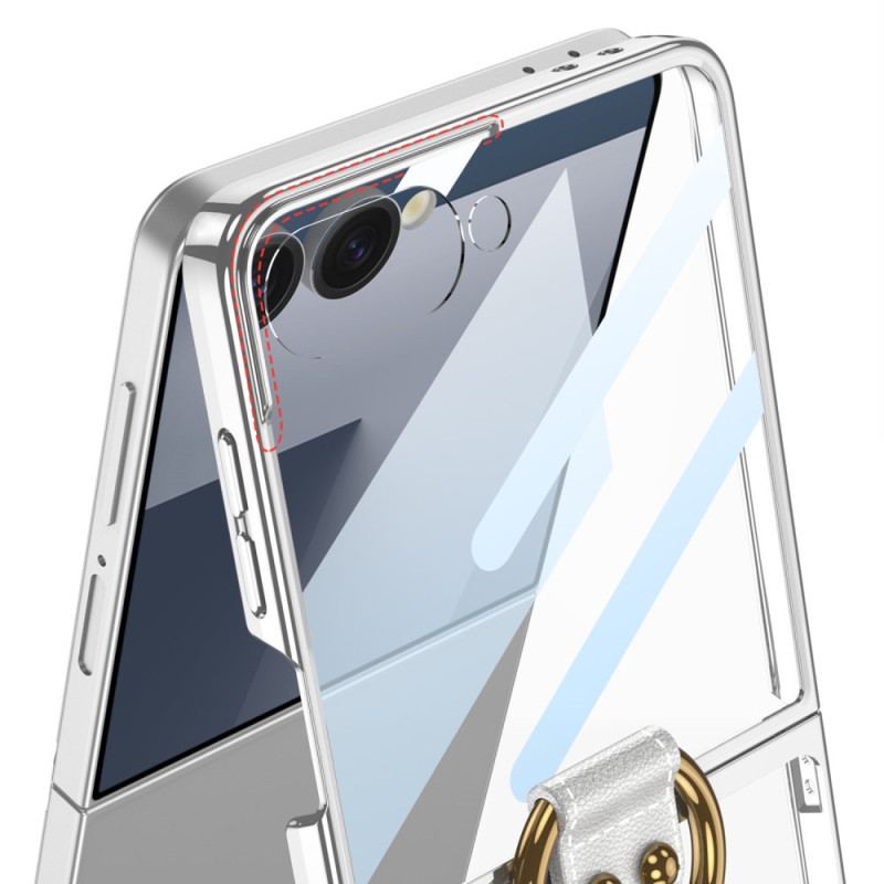 Skal För Samsung Galaxy Z Flip 7 Gkk-skärmskydd Och Ringhållare