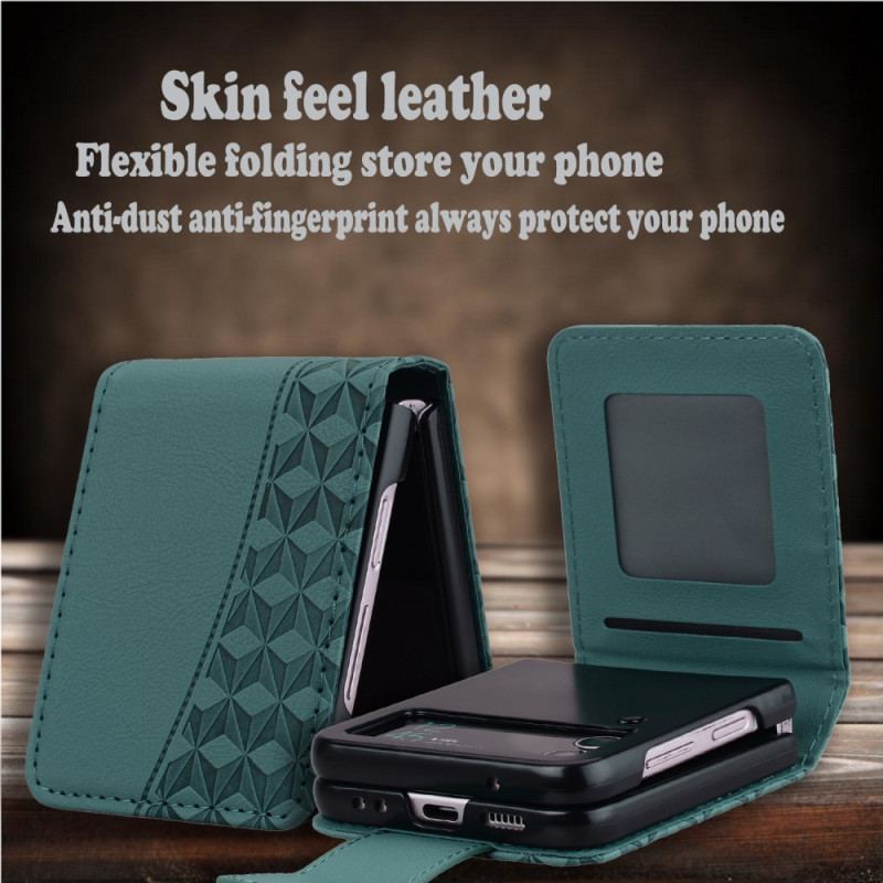 Skal För Samsung Galaxy Z Flip 7 Grafisk Kant