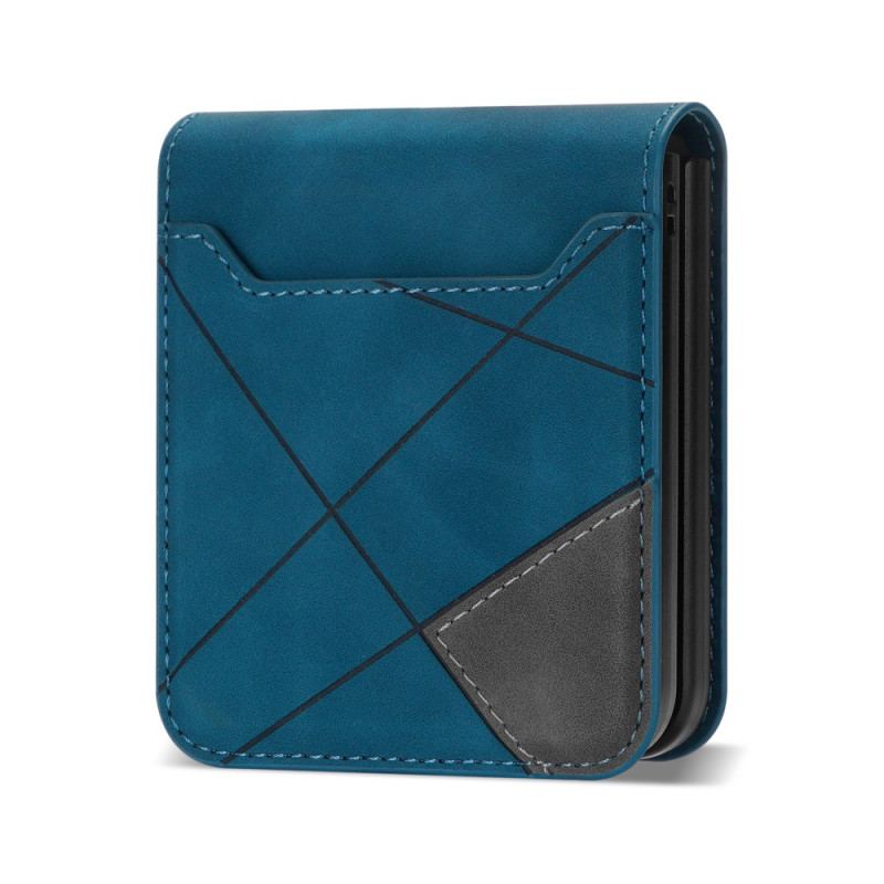 Skal För Samsung Galaxy Z Flip 7 Mönstrad Korthållare