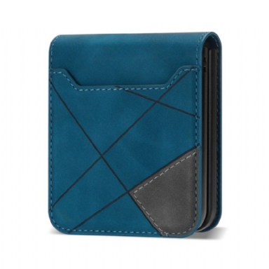 Skal För Samsung Galaxy Z Flip 7 Mönstrad Korthållare