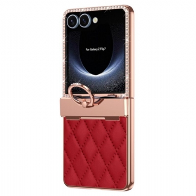 Skal För Samsung Galaxy Z Flip 7 Ringhållare Och Bakre Skärmskydd