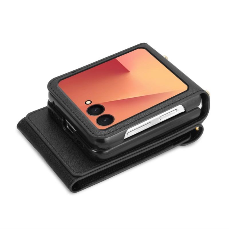 Skal Samsung Galaxy Z Flip 7 Dragkedja-plånbok Och Axelrem