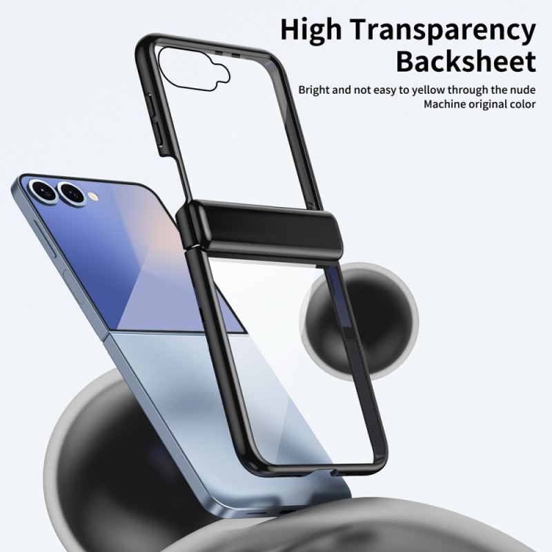 Skal Samsung Galaxy Z Flip 7 Gångjärnsskydd Med Metalleffekt