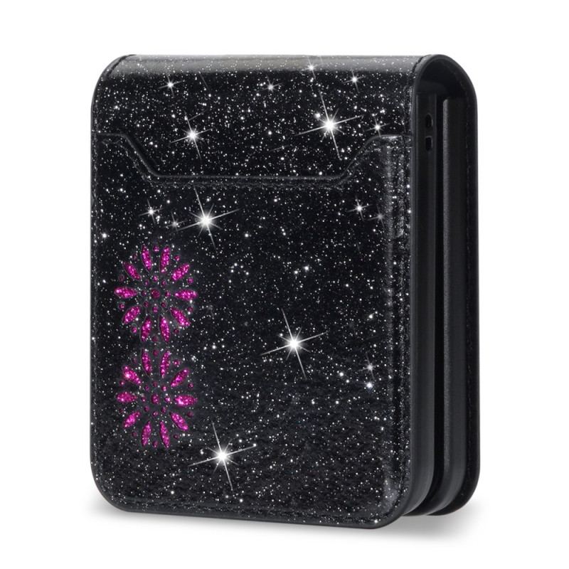 Skal Samsung Galaxy Z Flip 7 Glitterkorthållare
