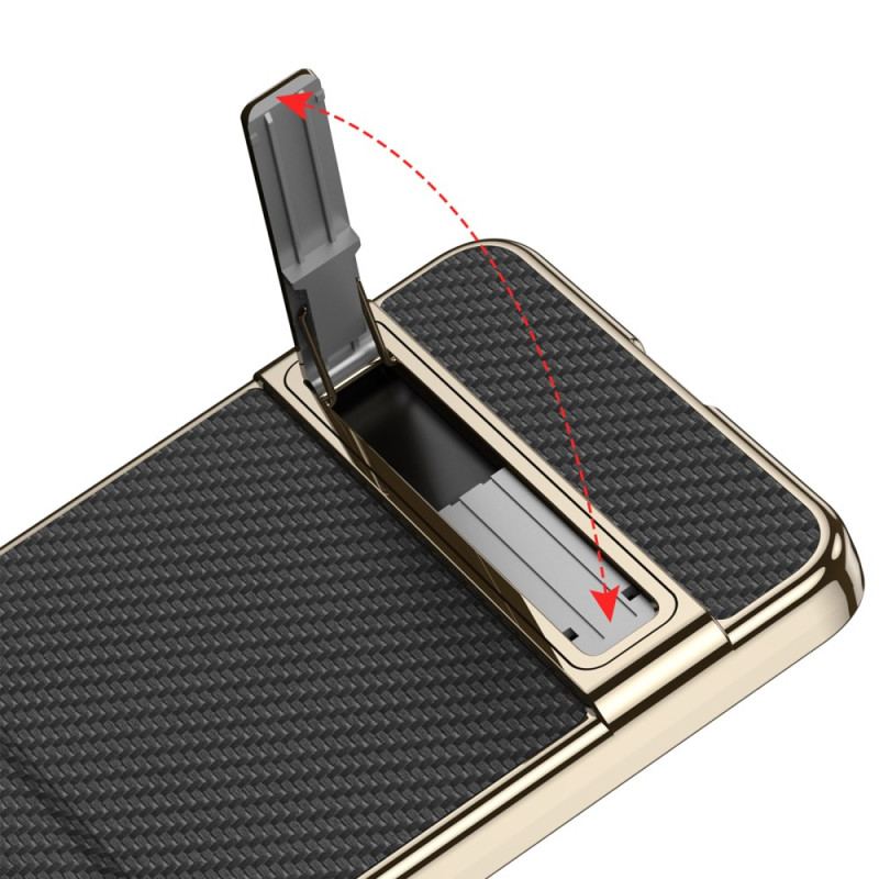 Skal Samsung Galaxy Z Flip 7 Konstläder Och Gkk-stöd