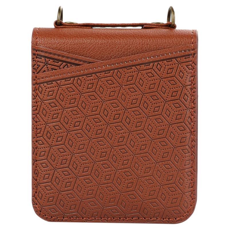 Skal Samsung Galaxy Z Flip 7 Korthållare I Rombisk Design