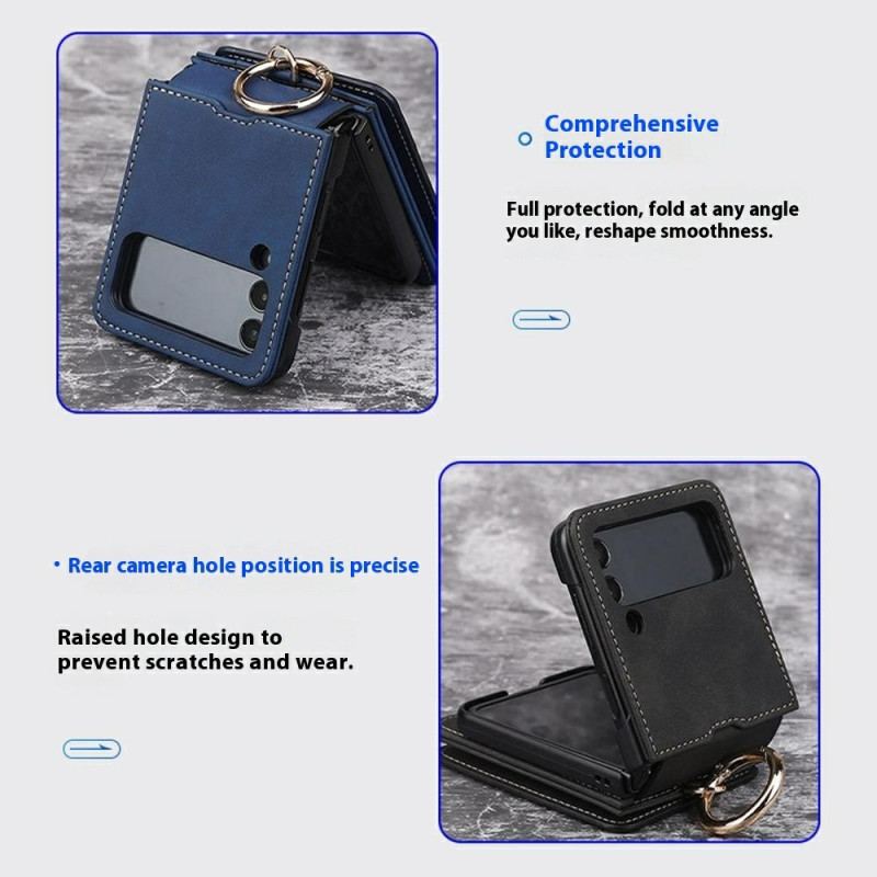 Skal Samsung Galaxy Z Flip 7 Korthållare Och Avtagbar Kedja