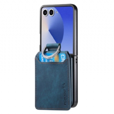 Skal Samsung Galaxy Z Flip 7 Korthållare Och Hållare Med Vintageeffekt