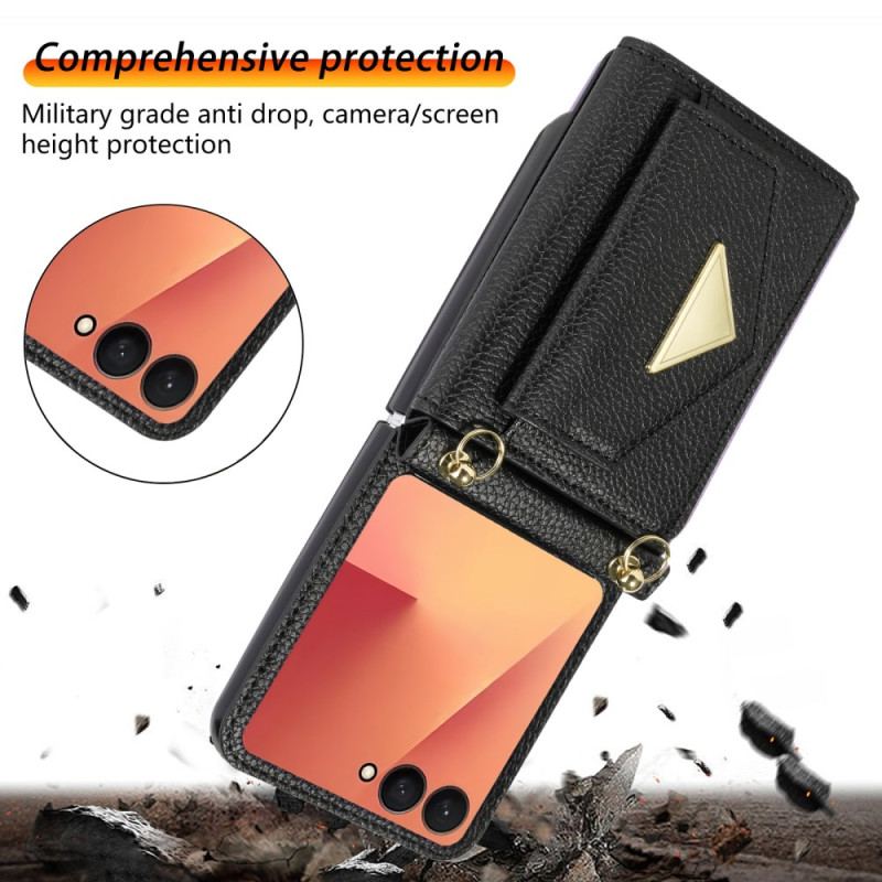 Skal Samsung Galaxy Z Flip 7 Korthållare Och Handledsrem