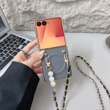 Skal Samsung Galaxy Z Flip 7 Magnetisk Charm-rem