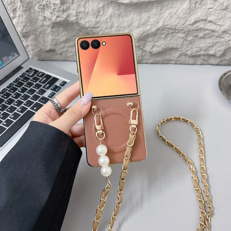 Skal Samsung Galaxy Z Flip 7 Magnetisk Charm-rem