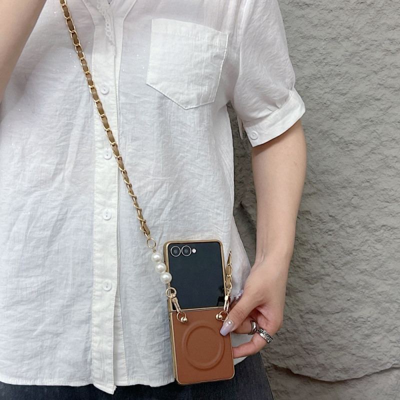 Skal Samsung Galaxy Z Flip 7 Magnetisk Charm-rem