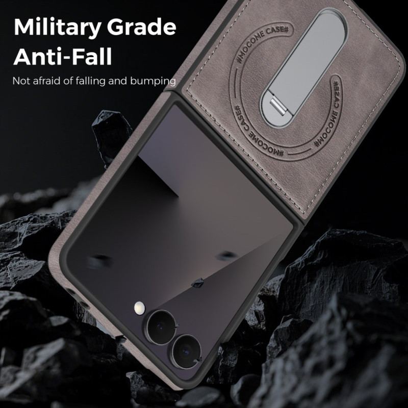Skal Samsung Galaxy Z Flip 7 Magnetisk Med Roterande Stativ