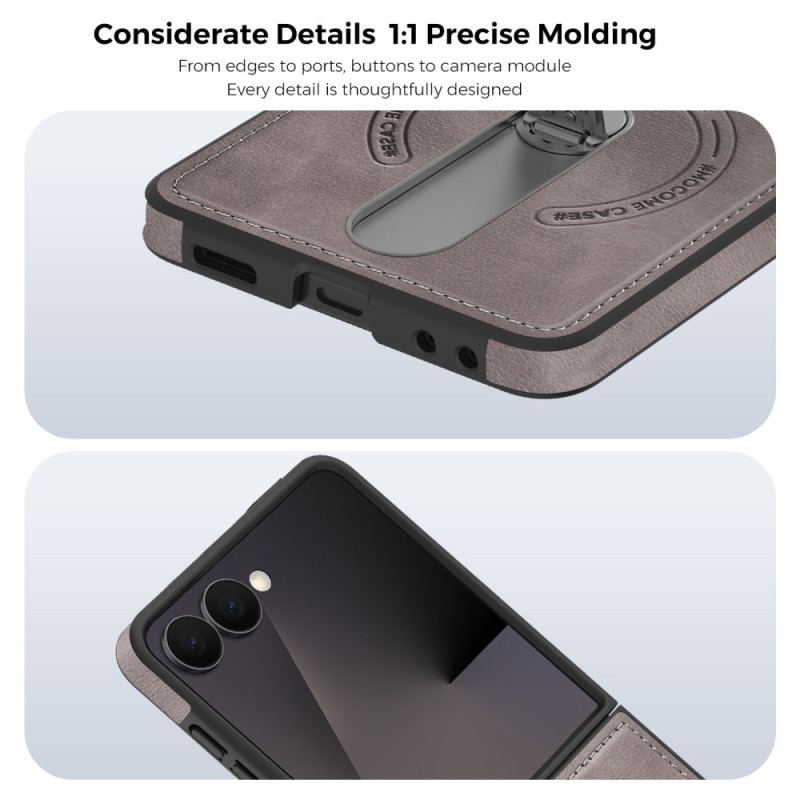 Skal Samsung Galaxy Z Flip 7 Magnetisk Med Roterande Stativ