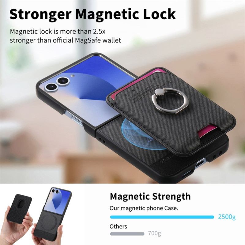 Skal Samsung Galaxy Z Flip 7 Magsafe-kompatibel Med Avtagbar Korthållare