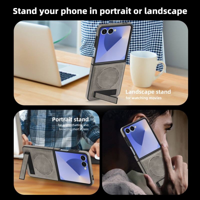 Skal Samsung Galaxy Z Flip 7 Magsafe-kompatibel Med Stativ