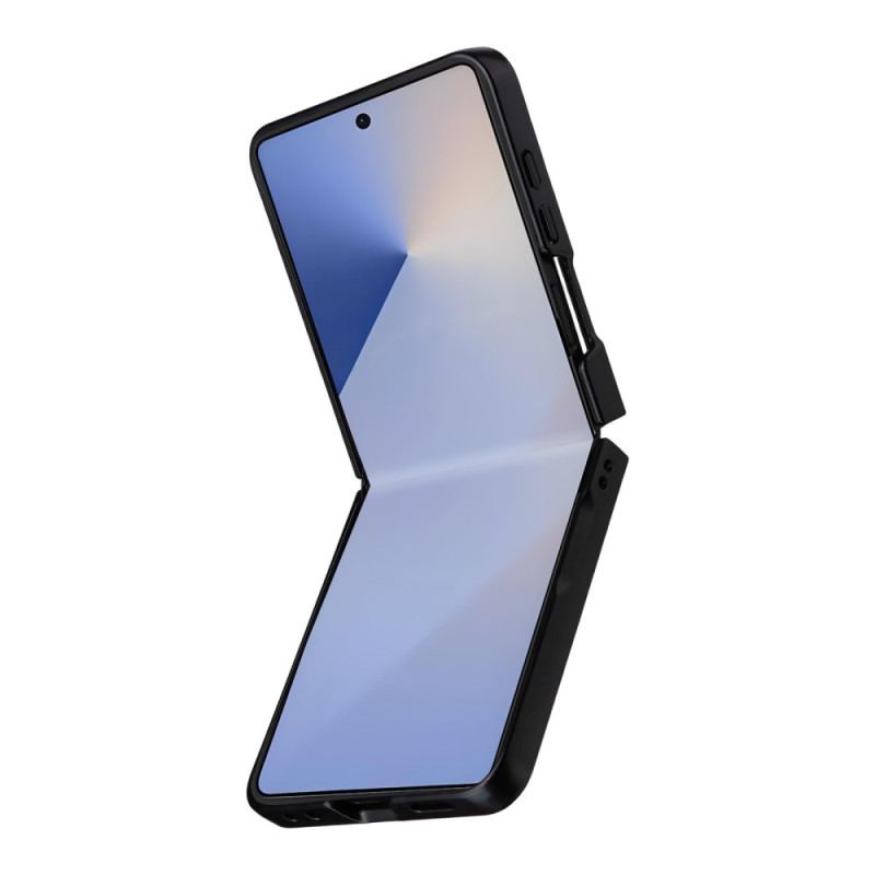 Skal Samsung Galaxy Z Flip 7 Monokrom Lädereffekt