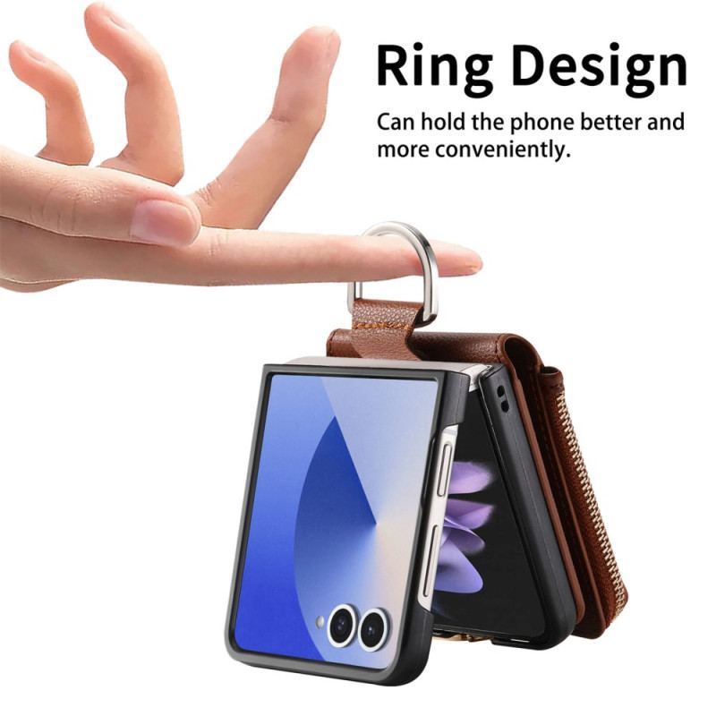 Skal Samsung Galaxy Z Flip 7 Myntväska Och Ringhållare