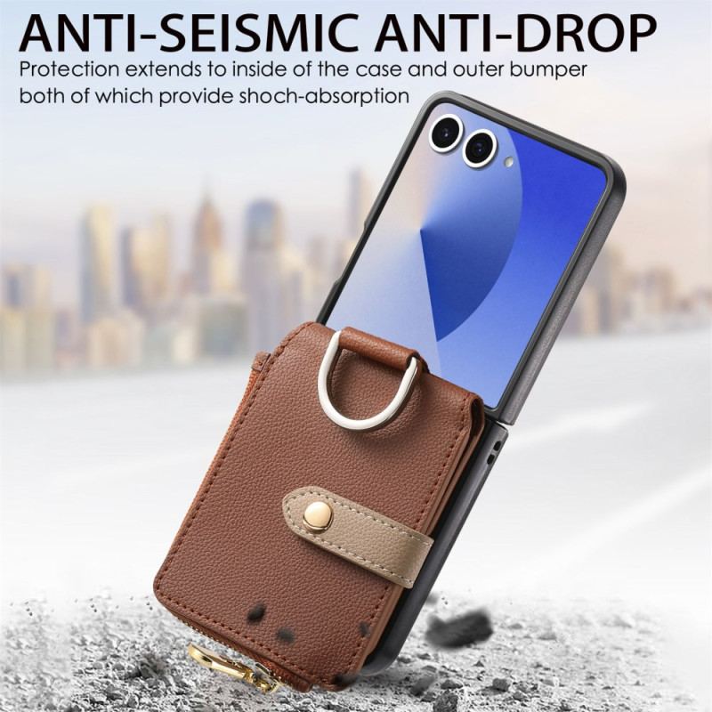 Skal Samsung Galaxy Z Flip 7 Myntväska Och Ringhållare