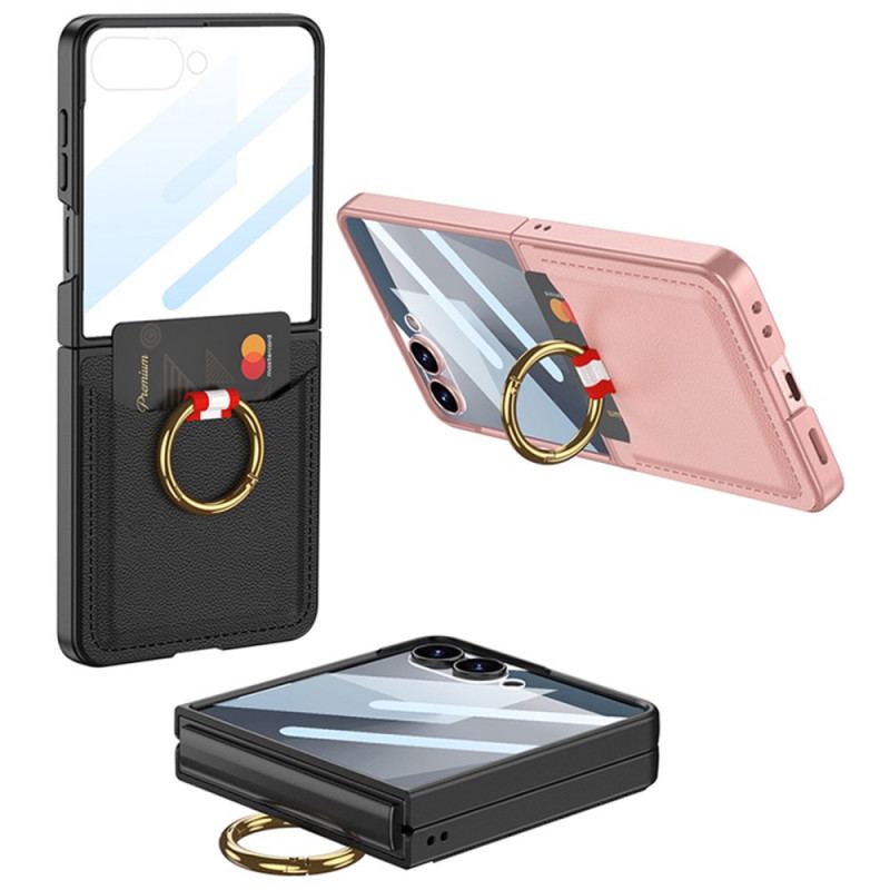 Skal Samsung Galaxy Z Flip 7 Ringhållare Och Korthållare