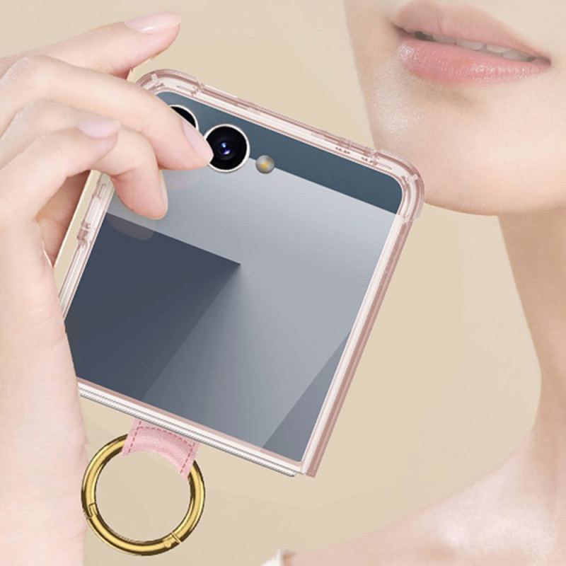 Skal Samsung Galaxy Z Flip 7 Ringhållare Och Skydd Stötsäker