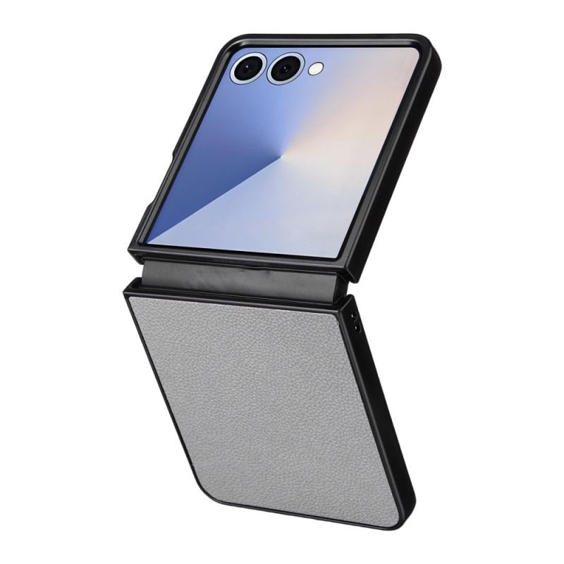Skal Samsung Galaxy Z Flip 7 Telefonfodral Läderstruktur