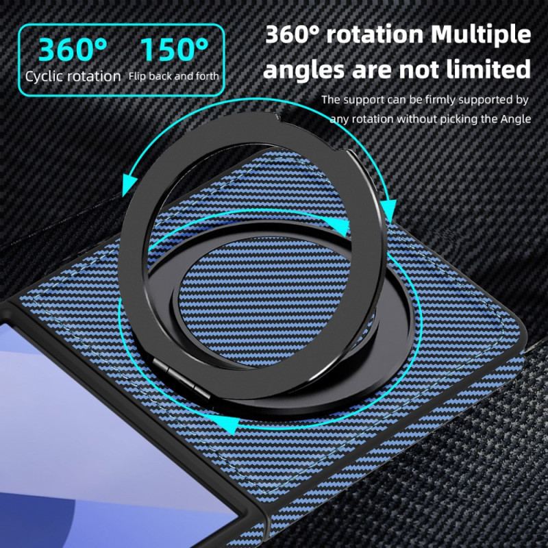 Skal Samsung Galaxy Z Flip 7 Telefonfodral Magnetisk Kolfiber