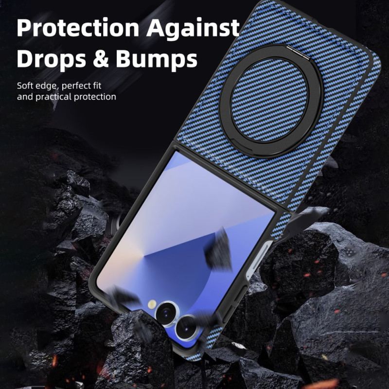 Skal Samsung Galaxy Z Flip 7 Telefonfodral Magnetisk Kolfiber