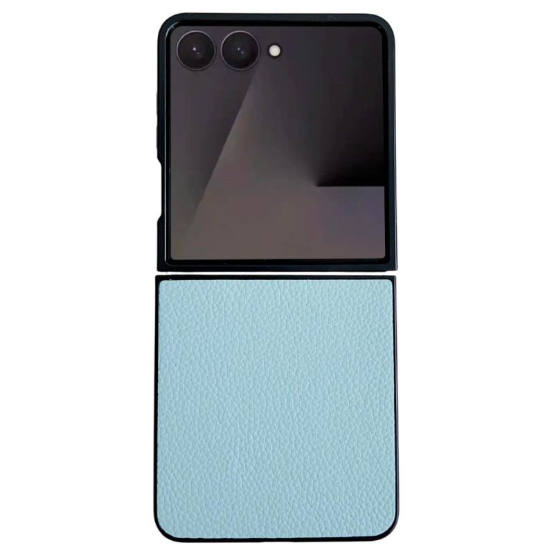 Skal Samsung Galaxy Z Flip 7 Texturerad Lädereffekt