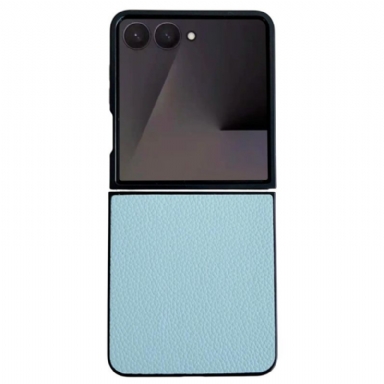 Skal Samsung Galaxy Z Flip 7 Texturerad Lädereffekt