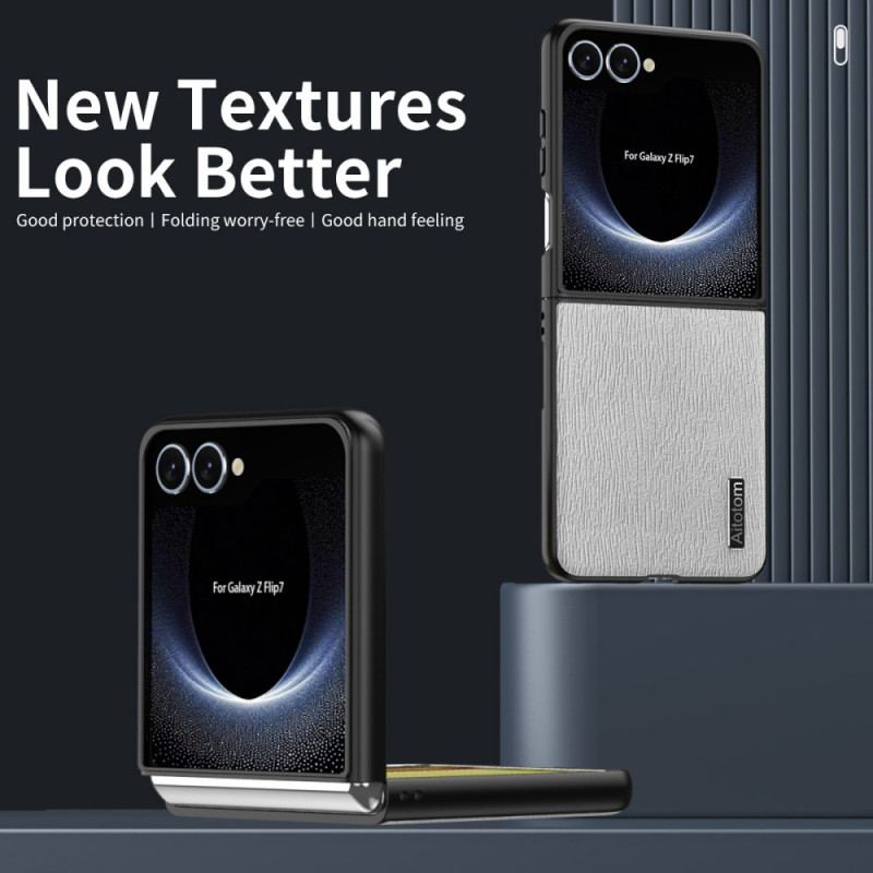 Skal Samsung Galaxy Z Flip 7 Trästruktur