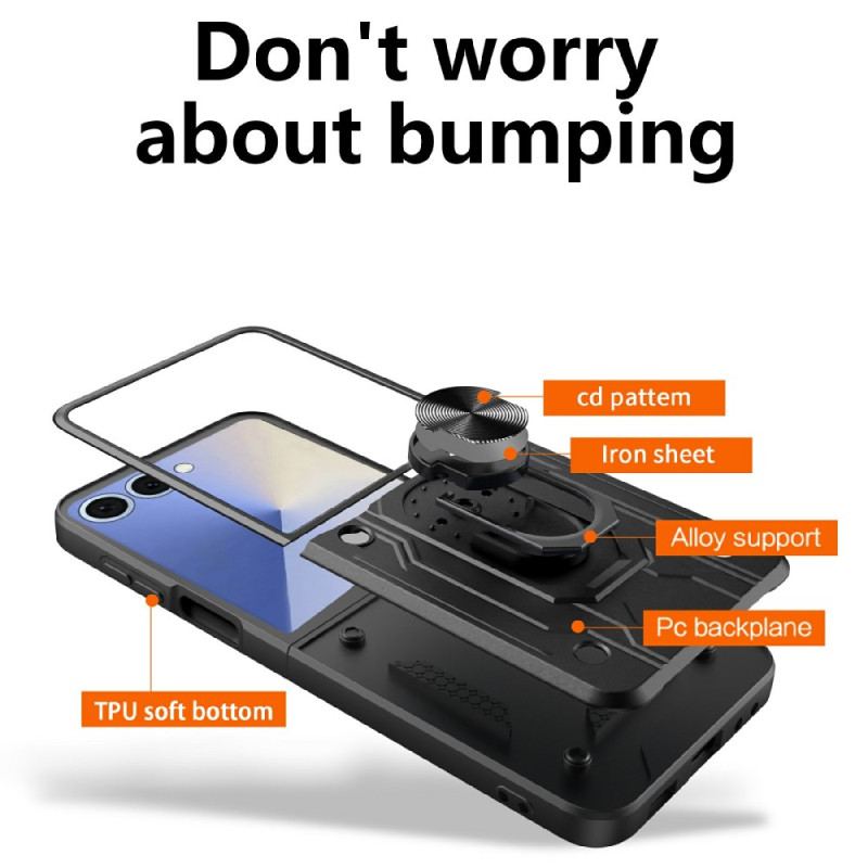 Skal Samsung Galaxy Z Flip 7 Ultratålig Med Stativ