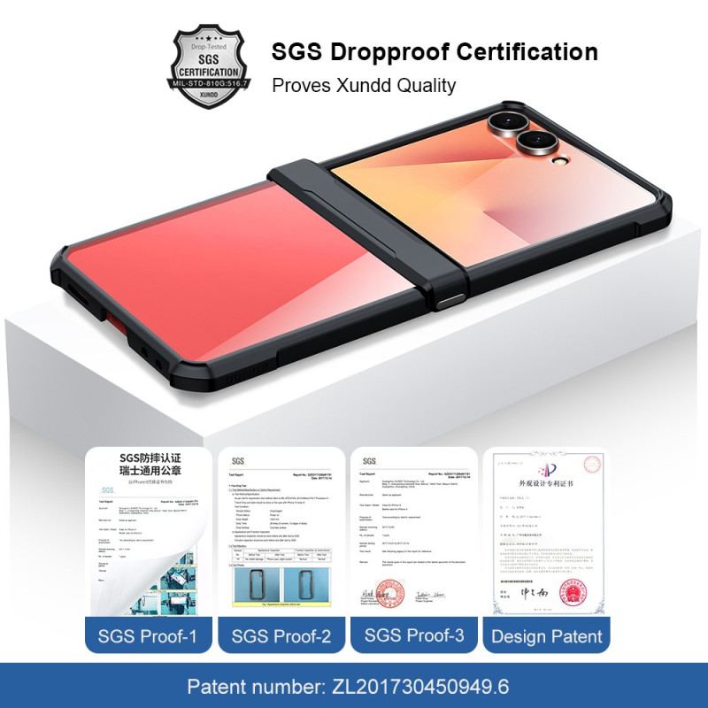 Skal Samsung Galaxy Z Flip 7 Xundd Airbag Och Skärmskydd