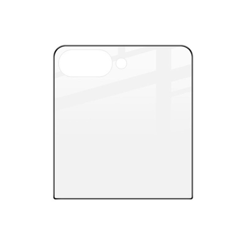 Yttre Skärmskydd I Härdat Glas För Samsung Galaxy Z Flip 7 5g (svart Kant)