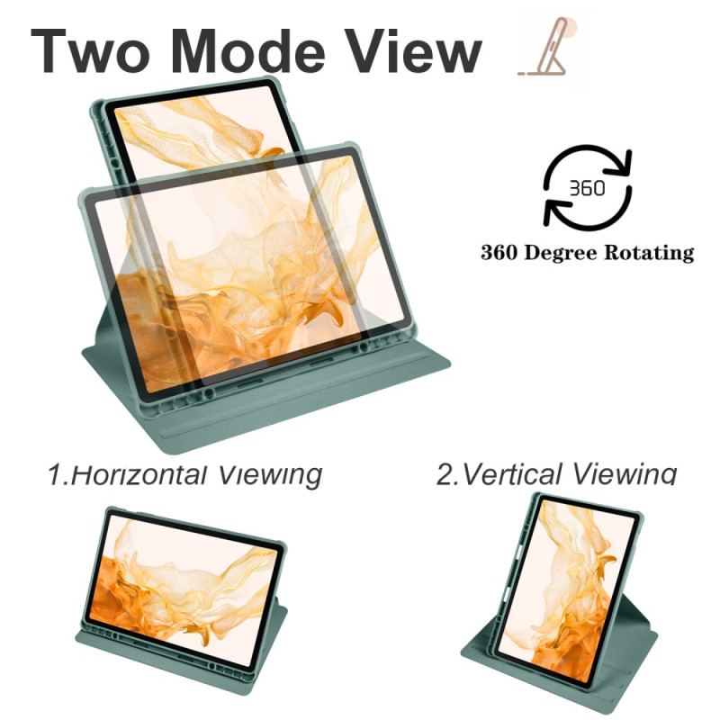 Case Samsung Galaxy Tab S10 Plus Telefonfodral Justerbart Stativ