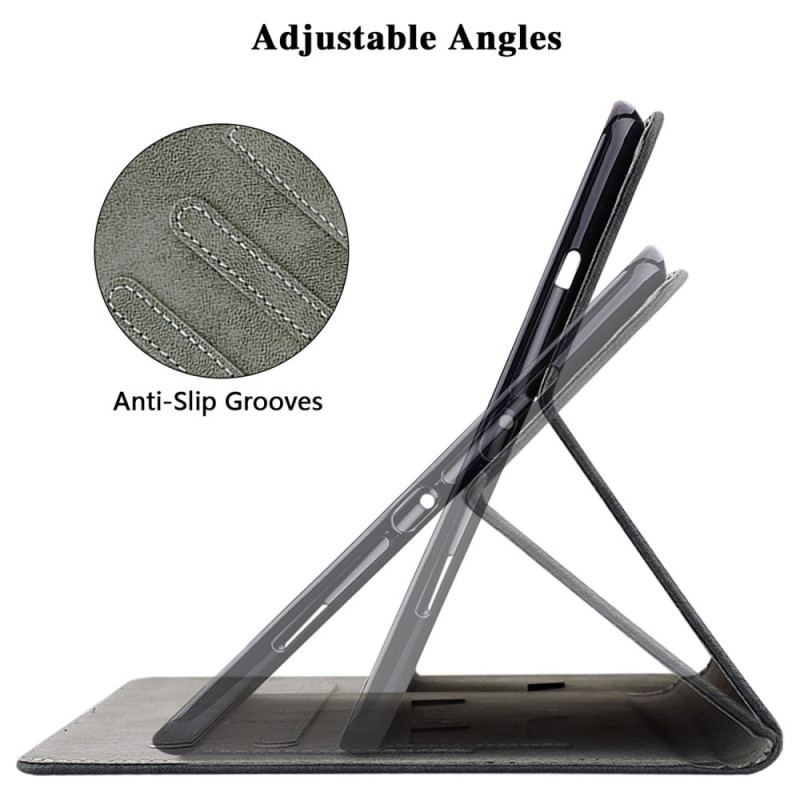 Fodral Samsung Galaxy Tab S10 Plus Liten Tiger Med Mockaeffekt