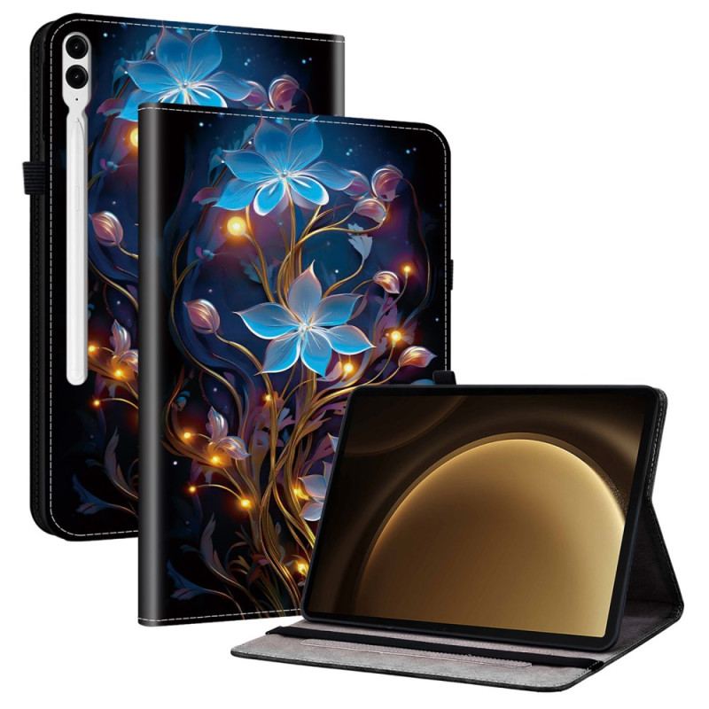 Fodral Samsung Galaxy Tab S10 Plus Ljus Blommor