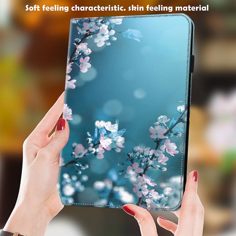 Fodral Samsung Galaxy Tab S10 Plus Plommonblommor