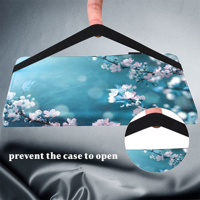 Fodral Samsung Galaxy Tab S10 Plus Plommonblommor