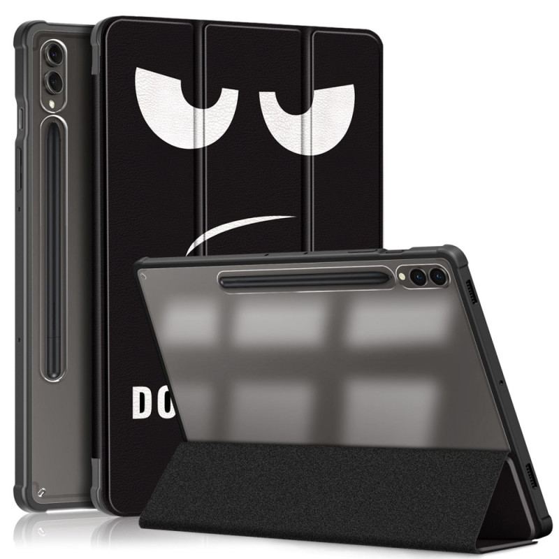 Samsung Galaxy Tab S10 Plus Transparent Baksida Rör Mig Inte