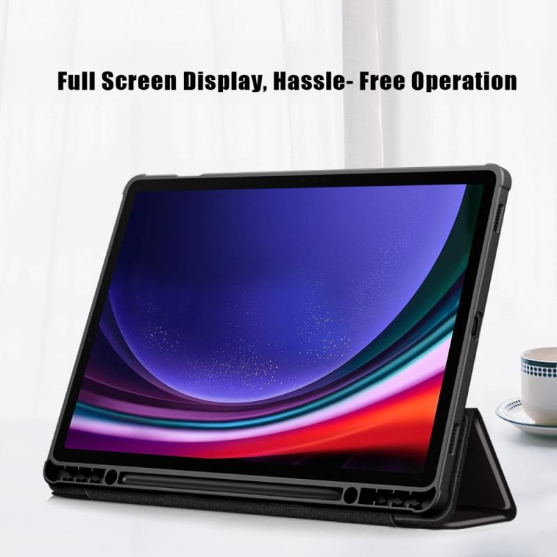 Samsung Galaxy Tab S10 Plus Transparent Baksida Rör Mig Inte