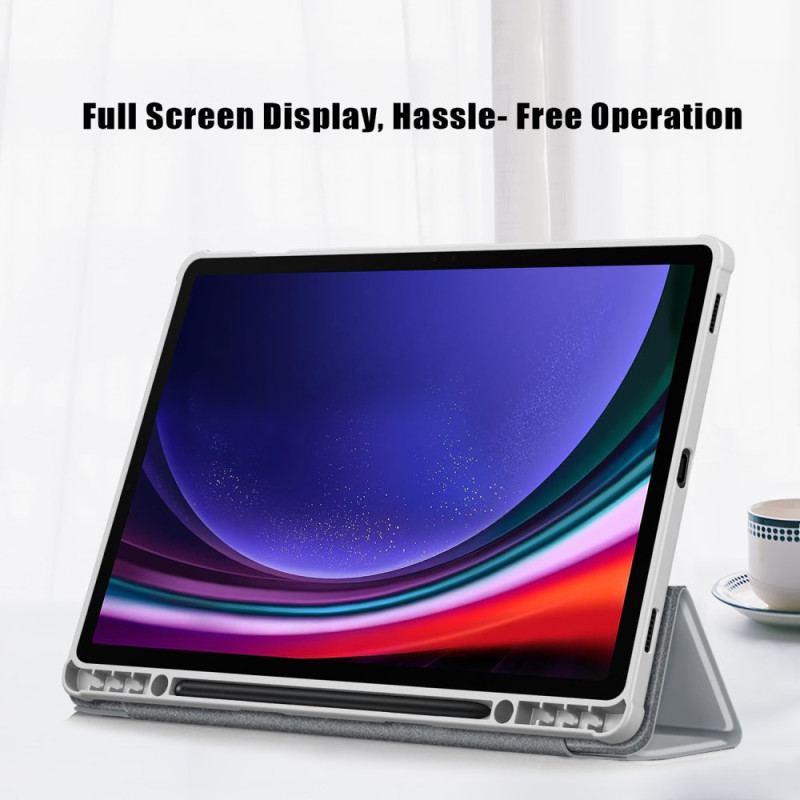 Samsung Galaxy Tab S10 Plus Trippelvikbart Pekpennahållare