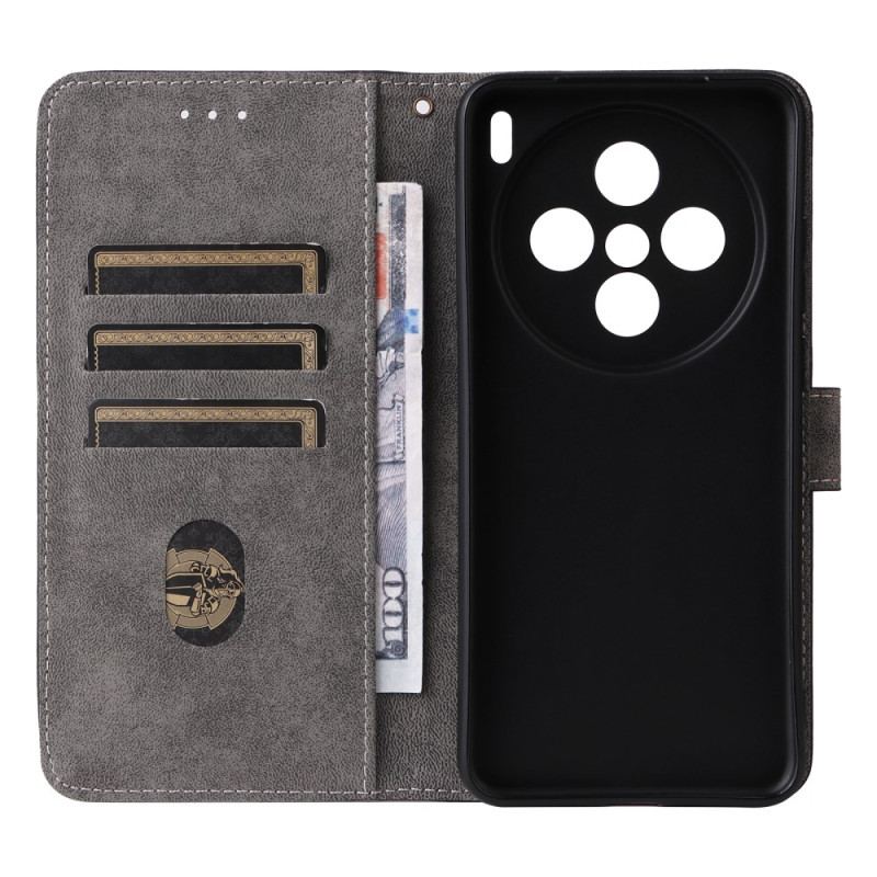 Fodral Vivo X200 Mockaeffekt Med Rem