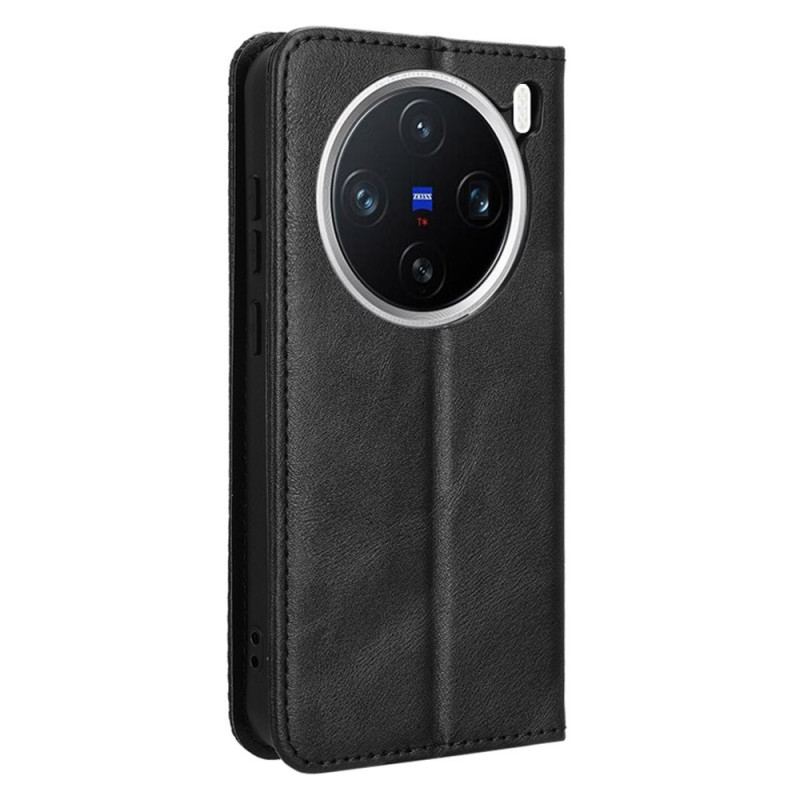 Folio-fodral För Vivo X200 Vintage Kant