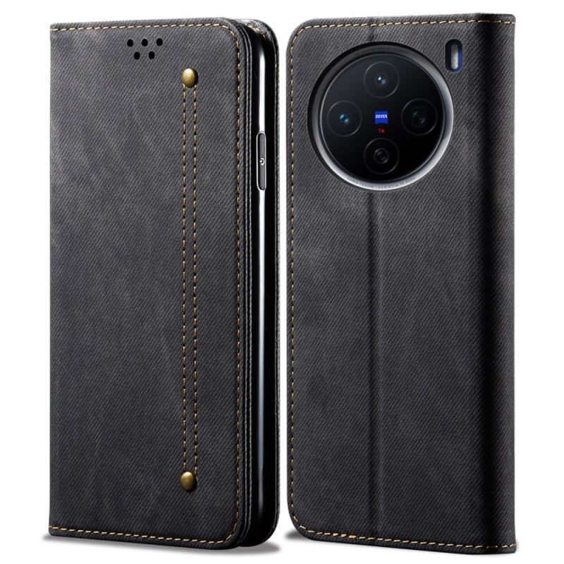 Folio-fodral Vivo X200 Denimtyg